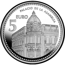 реверс 5 евро 2010 "Сеута"
