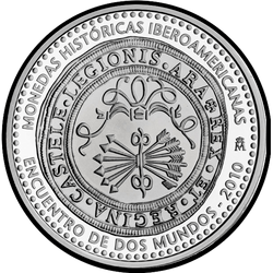 аверс 10€ 2010 "Monnaies ibéro-américaines historiques"