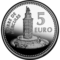 реверс 5 евро 2011 "Корунья"