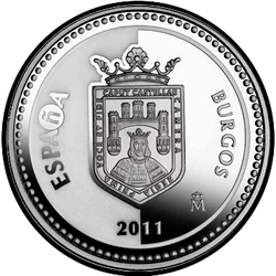 аверс 5€ 2011 "ブルゴス"