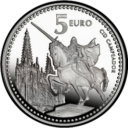 реверс 5€ 2011 "Burgos"