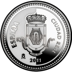 аверс 5€ 2011 "Ciudad Real"