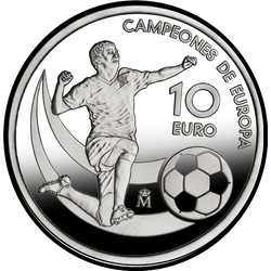 реверс 10€ 2012 "UEFA EURO 2012チャンピオンズオブヨーロッパ"
