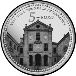 реверс 5 евро 2013 "Монастырь Энкарнасьон"