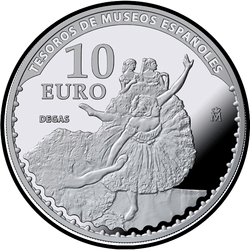 реверс 10€ 2017 "25 aniversario del Museo Thyssen-Bornemisza"
