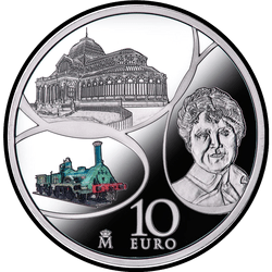 реверс 10€ 2017 "عصر الحديد والزجاج"