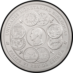 аверс 300€ 2019 "Unités monétaires espagnoles"