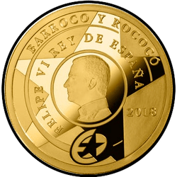 аверс 200 евро 2018 "Барокко и рококо"