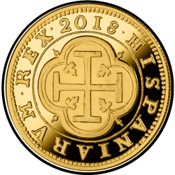 аверс 100€ 2018 "Escudos espagnols du 150e anniversaire"