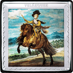 аверс 10€ 2019 "Prince Baltasar Carlos, on horseback"
