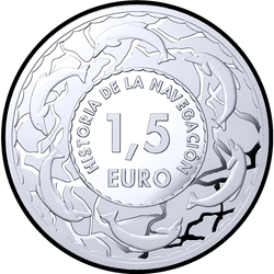 реверс 1,5€ 2019 "17th Century Galleon"