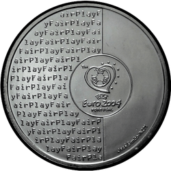 аверс 8€ 2003 "Fußball ist Fairplay"