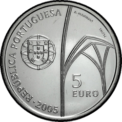 реверс 5€ 2005 "Monasterio Batalha"