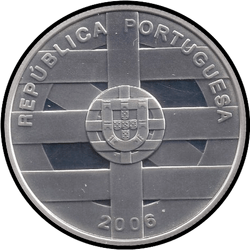 аверс 10€ 2006 "20 Aniversario - Membresía de la UE de Portugal y España"