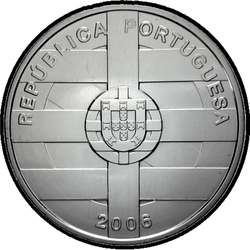 аверс 10€ 2006 "20º aniversário - adesão à UE de Portugal e Espanha"