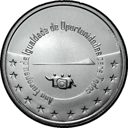 аверс 5€ 2007 "Europäisches Jahr der Chancengleichheit"