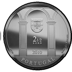 реверс 2½ евро 2010 "Торговая площадь Лиссабона"