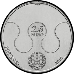 реверс 2½ евро 2015 "Сборная Португалии на Олимпийских играх 2016"