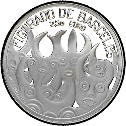 реверс 2½€ 2016 "Figuras de Barcelos"