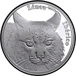 аверс 5€ 2016 "Iberian lynx"