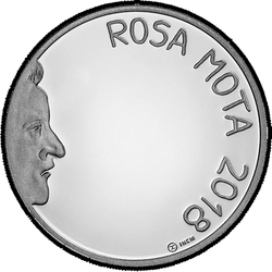 аверс 7½€ 2018 "Rosa Mota"