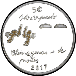 реверс 5€ 2017 "La jeunesse et l