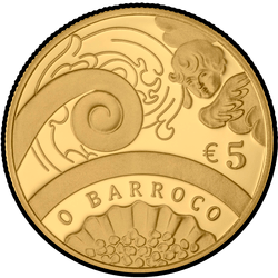 реверс 5 евро 2018 "Эпоха барокко"