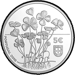 реверс 5€ 2018 "Le trèfle à quatre feuilles"