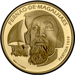 аверс 7½€ 2019 "500e anniversaire de Magellan Circun-Navigation"