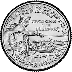реверс 25¢ (quarter) 2022 "USA - Quarter / 2022- Silver"