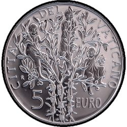 аверс 5 евро 2005 "60-я годовщина окончания Второй мировой войны"