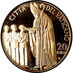аверс 20€ 2006 "Die Sakramente der christlichen Initiation - Firmung"