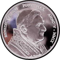 реверс 10€ 2009 "80. Jahrestag des Staates Vatikanstadt"