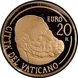 аверс 20€ 2011 "Il restauro della Cappella Paolina"