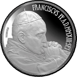 реверс 5€ 2013 "Beginn des Pontifikats von Papst Franziskus"