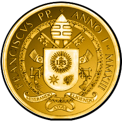 реверс 20 евро 2013 "Понтификат Папы Римского Франциска"