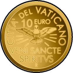 аверс 10€ 2013 "Sede Vacante"