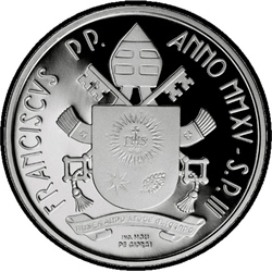 реверс 10€ 2015 "10 ° anniversario della morte di San Giovanni Paolo II"