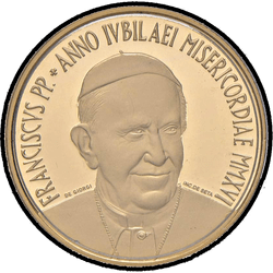 реверс 50 евро 2016 "Папское святилище Святого дома Лорето"
