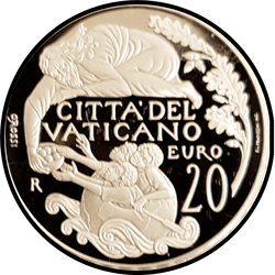 аверс 20 euro 2018 "Papa Francisco Year "