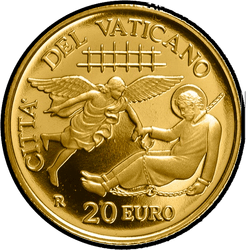 аверс 20 евро 2019 "Первые миссии"