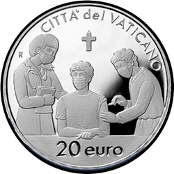 аверс 20€ 2022 "Treatment to prevent a pandemic"
