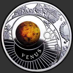 реверс 10 rubļu 2012 "Венера"