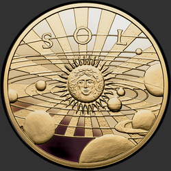 реверс 10 roubles 2012 "Солнце"