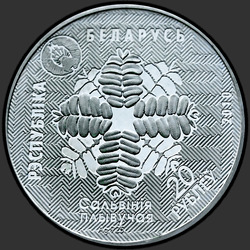 аверс 20 rublos 2010 "Средняя Припять"
