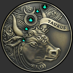 реверс 20 ruble 2014 "Телец (Taurus)"