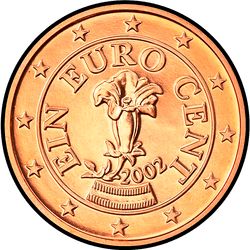 аверс 1 سنت (€) 2002 ""