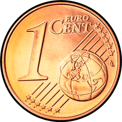 реверс 1セント（€） 2002 ""