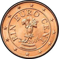 аверс 1 cent (€) 2005 ""