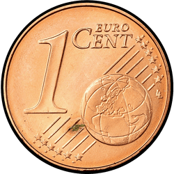 реверс 1 цент (€) 2008 ""